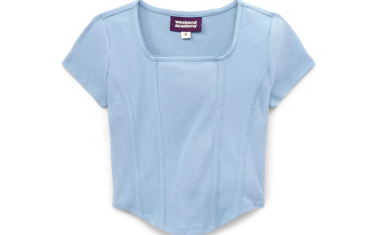 Academy Girls Short Sleeve Corset Top